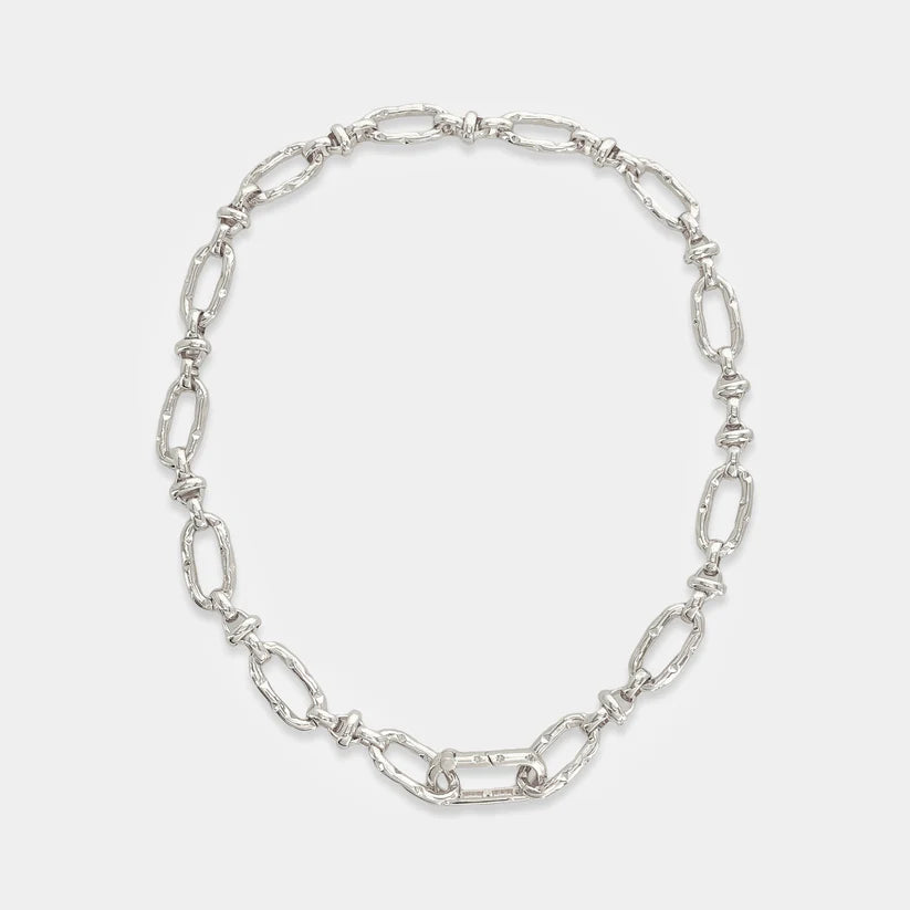 Hammered Chain Necklace